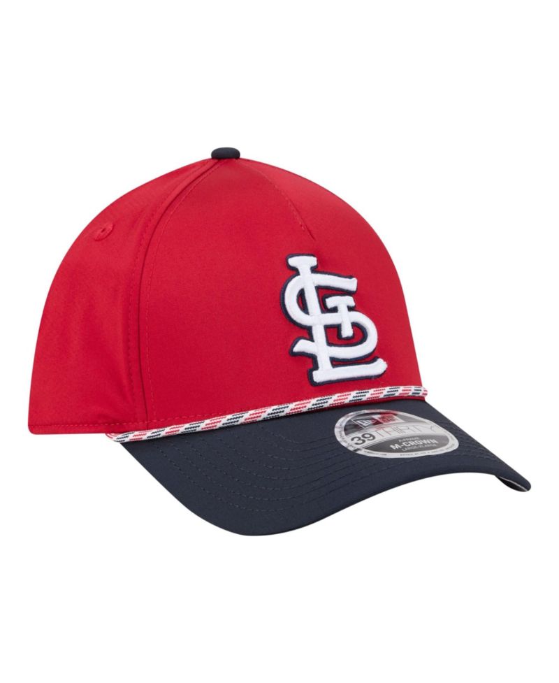Men's Red/Navy St. Louis Cardinals Rope M-Crown A-Frame 39THIRTY Flex Hat