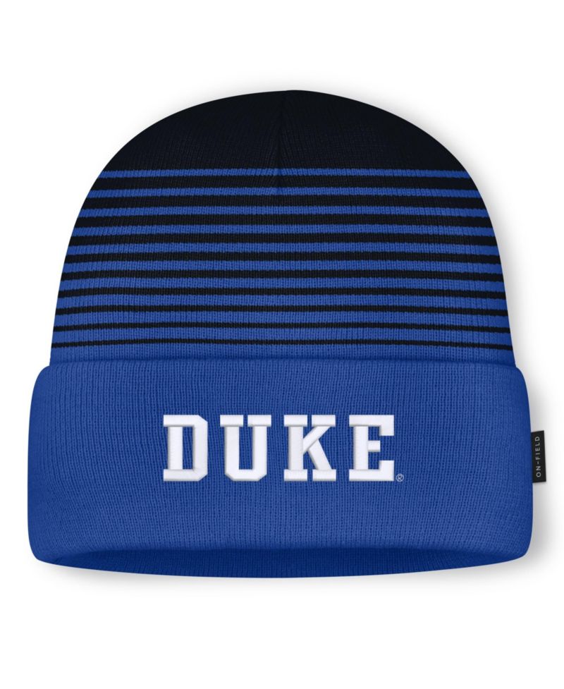 Men's and Women's Royal/Black Duke Blue Devils On-Field Utility Knit Hat