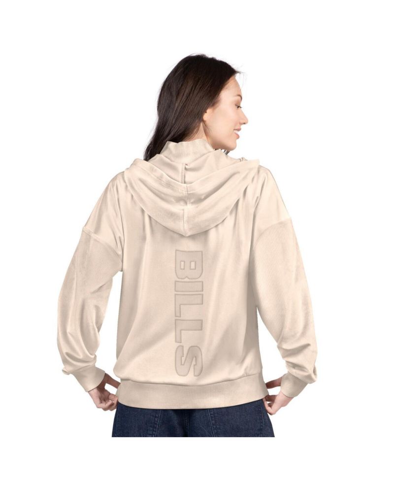 Women's Tan Buffalo Bills Rookie Full-Zip Hoodie