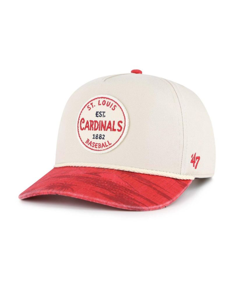 Men's Cream/Red St. Louis Cardinals Fiji Rope Hitch Adjustable Hat