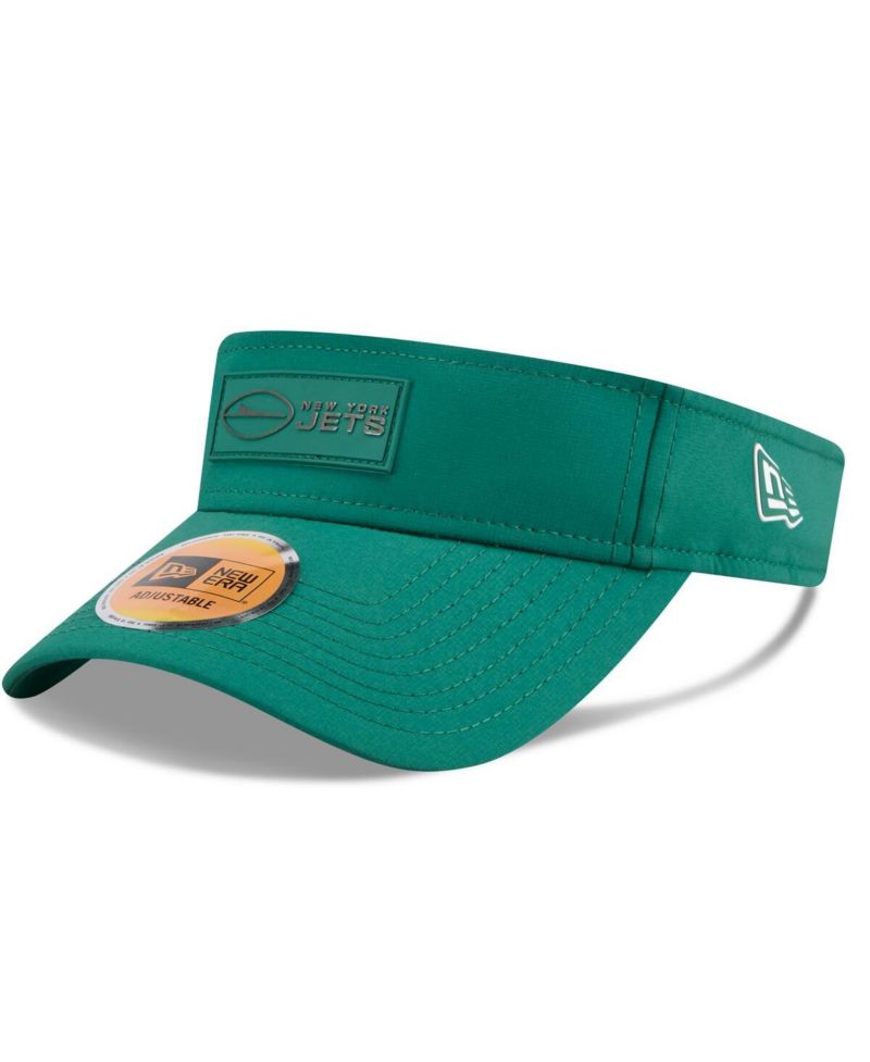 Men's Green New York Jets 2025 Sideline Visor Hat