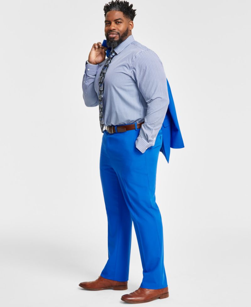 Men's Classic-Fit Solid Suit Separate Pant - Macy's
