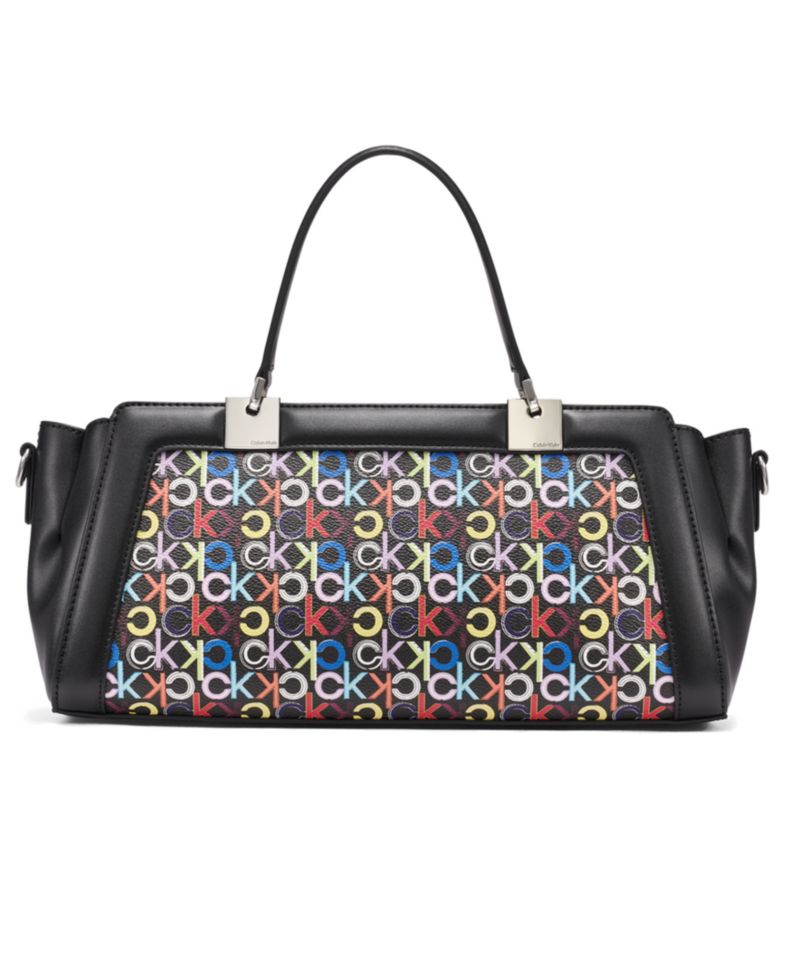 Jean Signature Top Zipper Satchel with Removable Hangoff