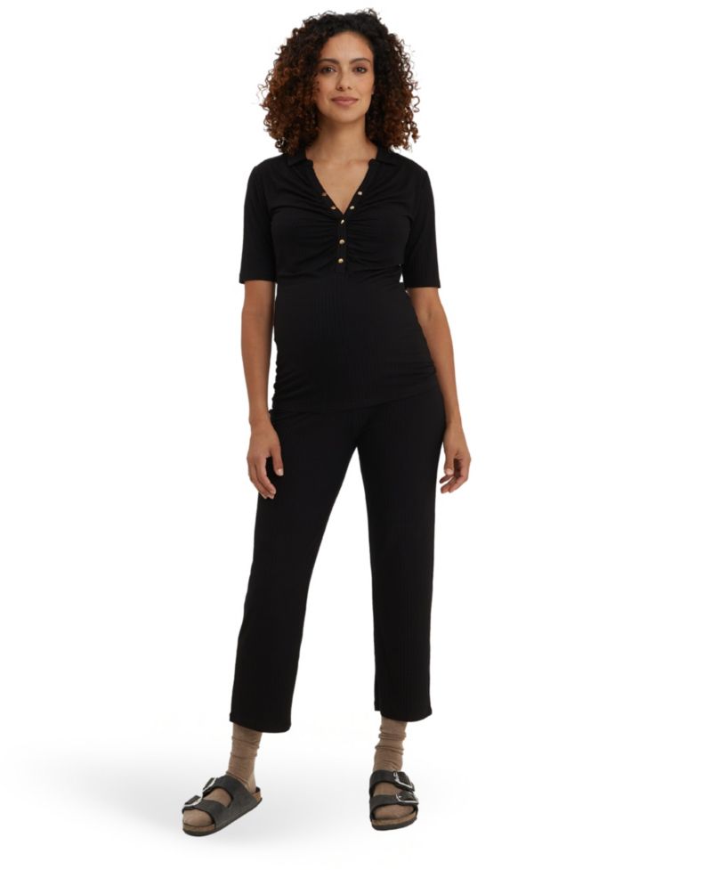 Women's Camilla Ribbed Over-the-Belly Lounge Pants