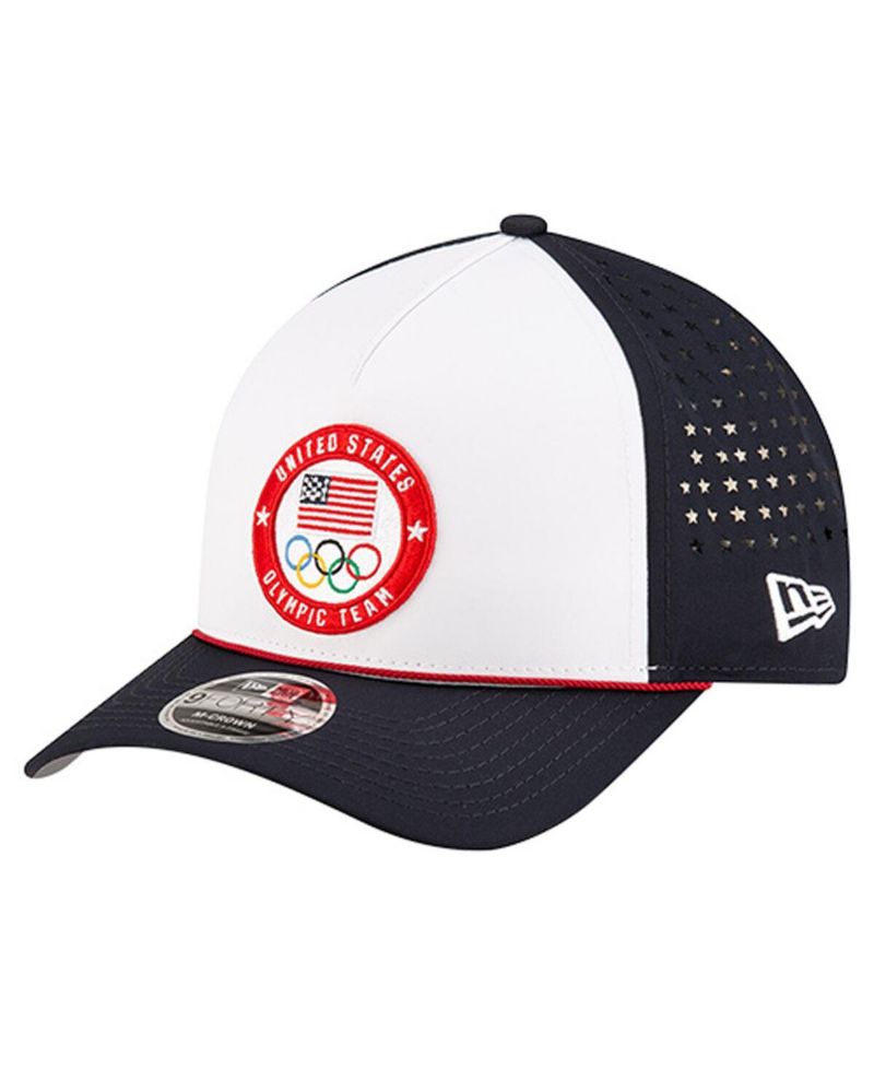Men's White Team USA 9FORTY M-Crown A-Frame Adjustable Hat