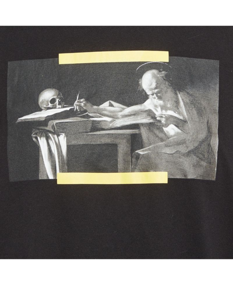 Men's Caravaggio Painting Cotton Mock Neck Long Sleeve T-Shirt
