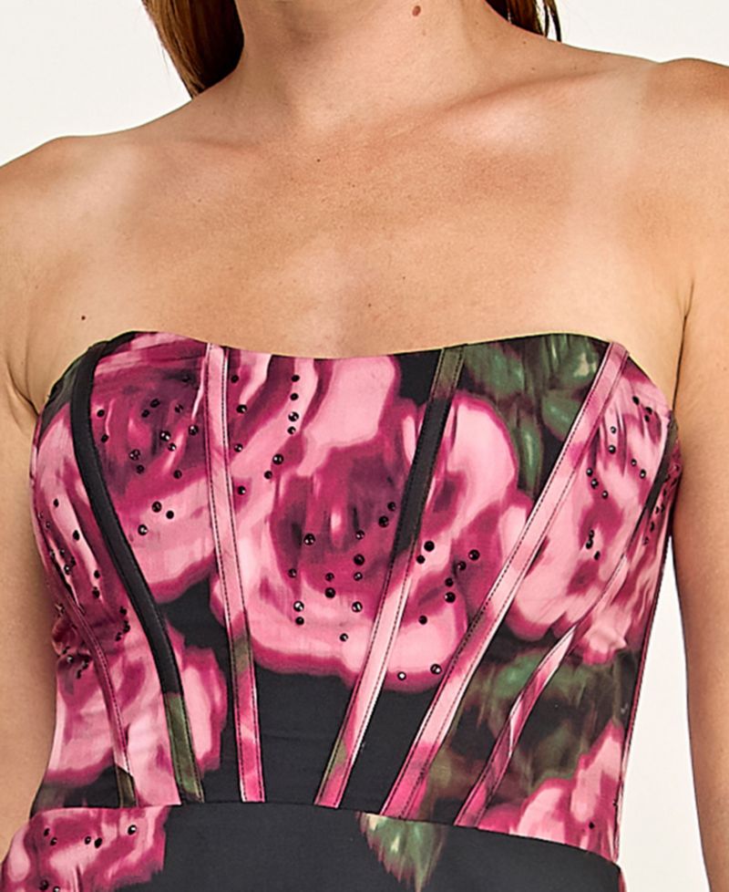 Juniors' Strapless Mini Dress