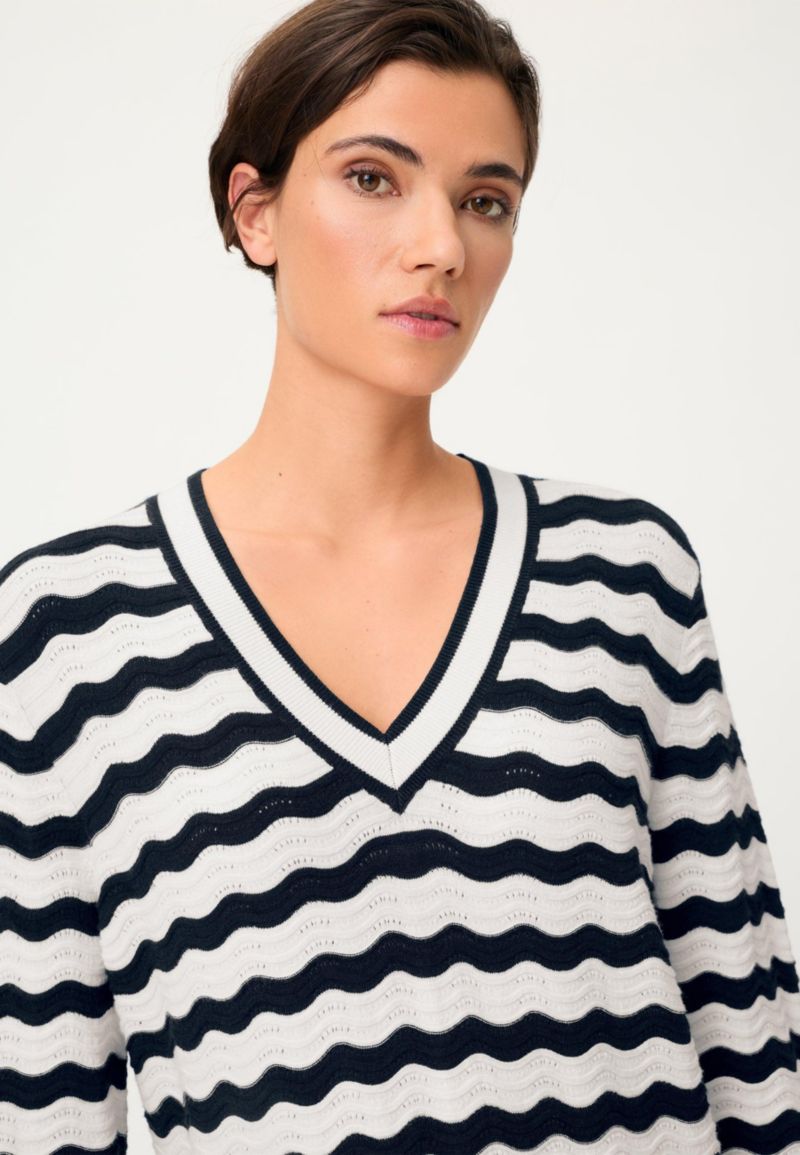 Women's Wave Ajour Knit Sweater