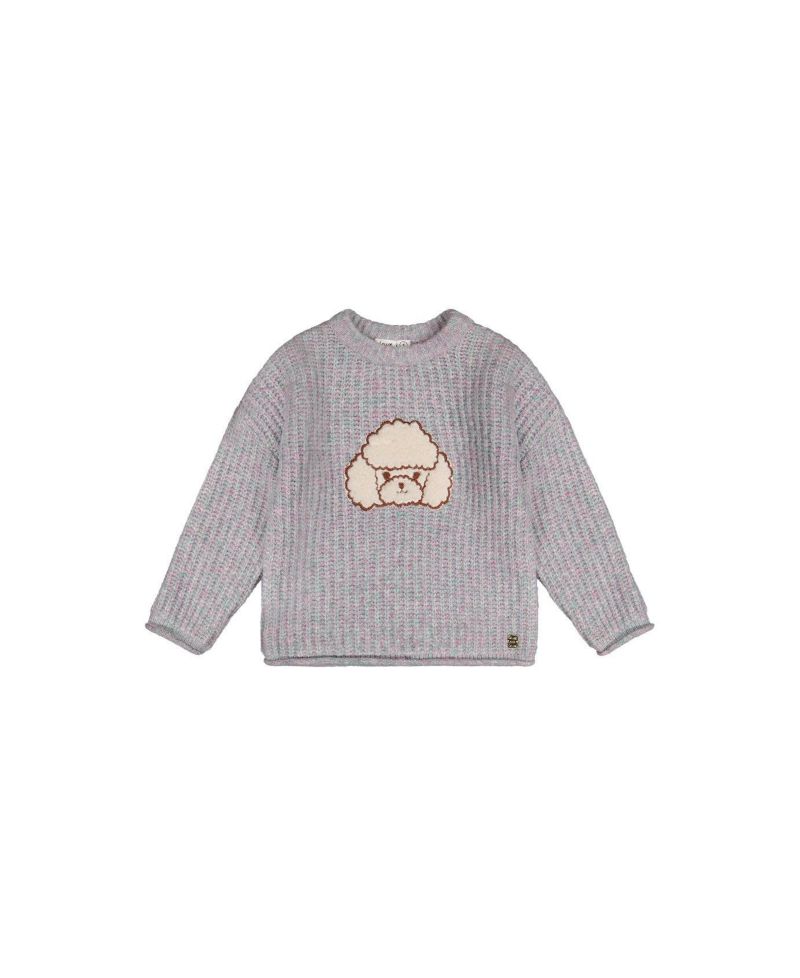 Little Girls (6-12) Poodle Sweater
