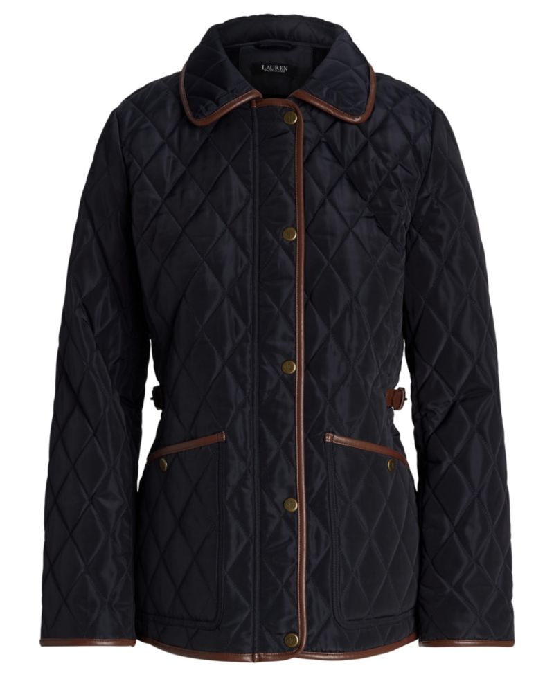 Women's Quilted Velboa-Lined Coat