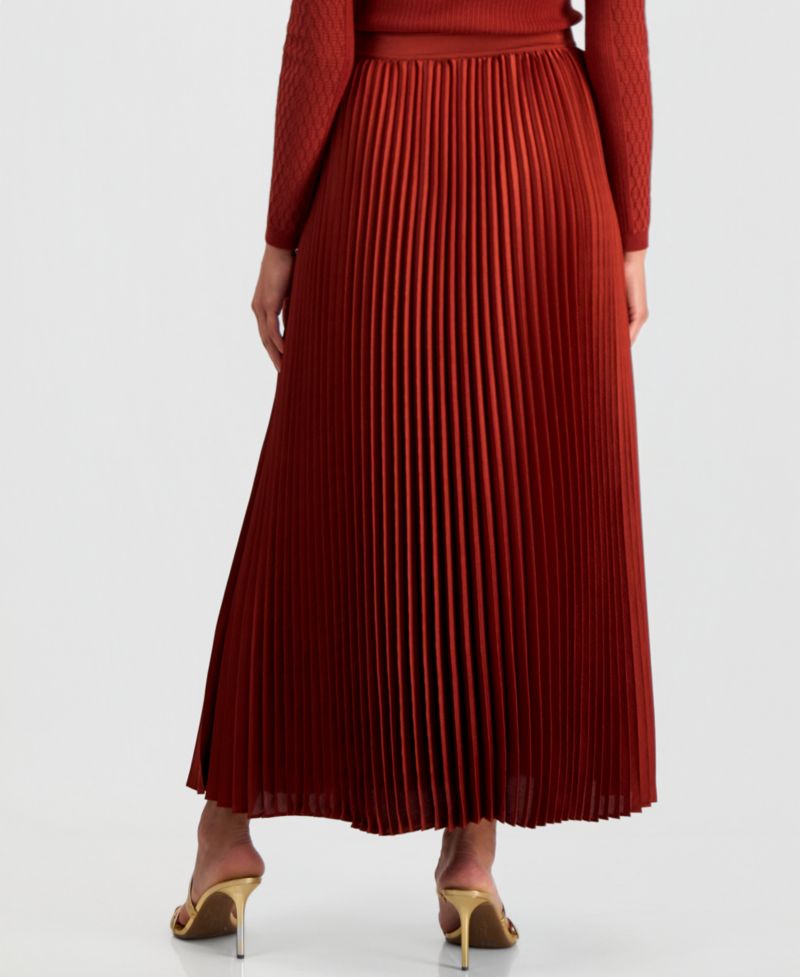 Women's Rowyn High-Waisted Pleated Midi Skirt