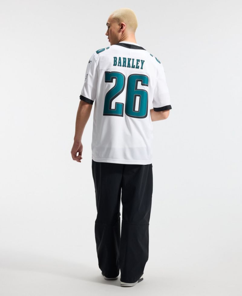 Men's Saquon Barkley White Philadelphia Eagles Vapor F.U.S.E. Stitched Limited Jersey