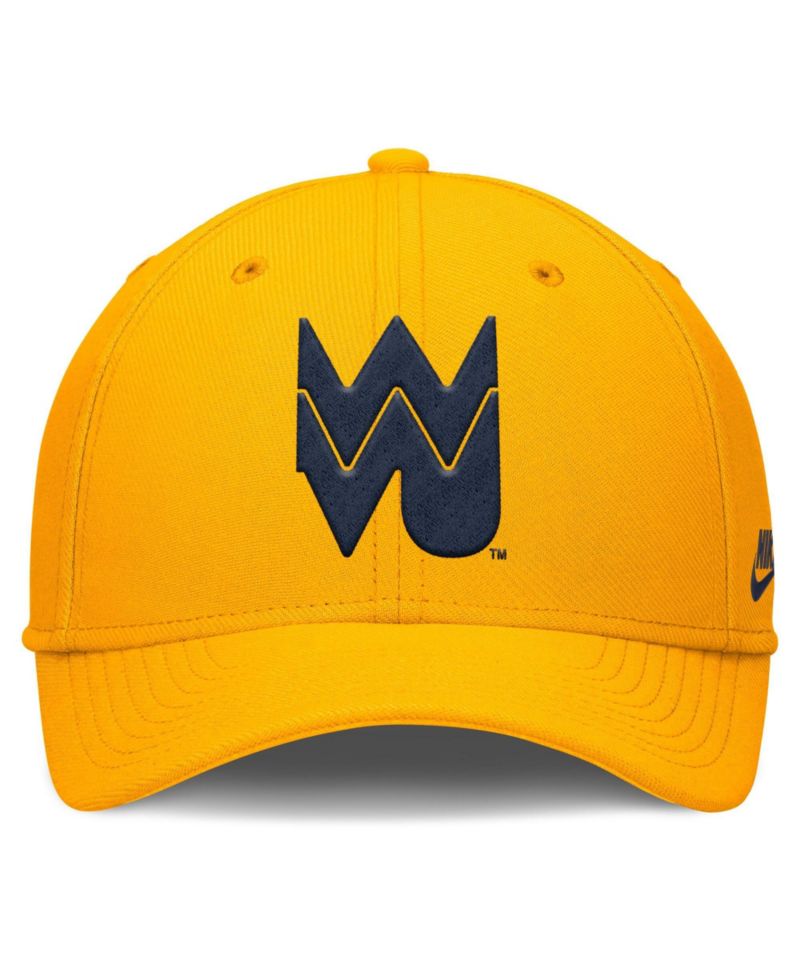 Men's Gold West Virginia Mountaineers Rise Academic Dri-FIT Flex Hat