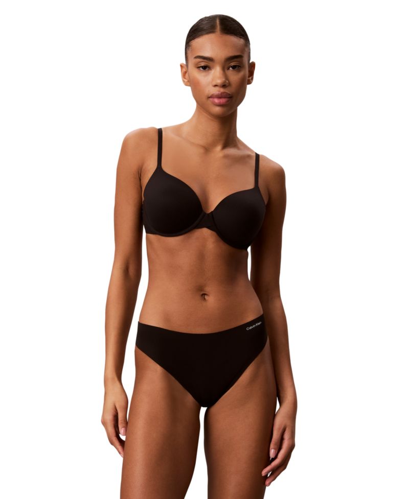 Women's Invisibles Seamless Microfiber Tag-Free Thong, 3-Pack, QD5416