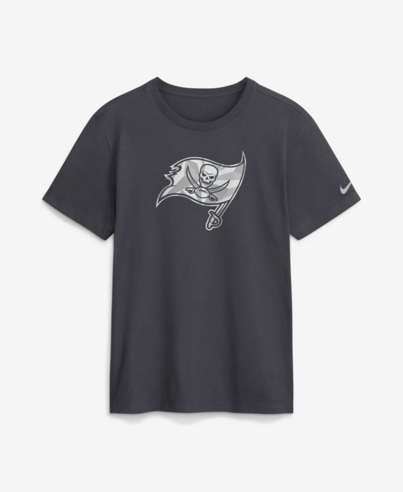 Men's Anthracite Tampa Bay Buccaneers Fractal Logo T-Shirt