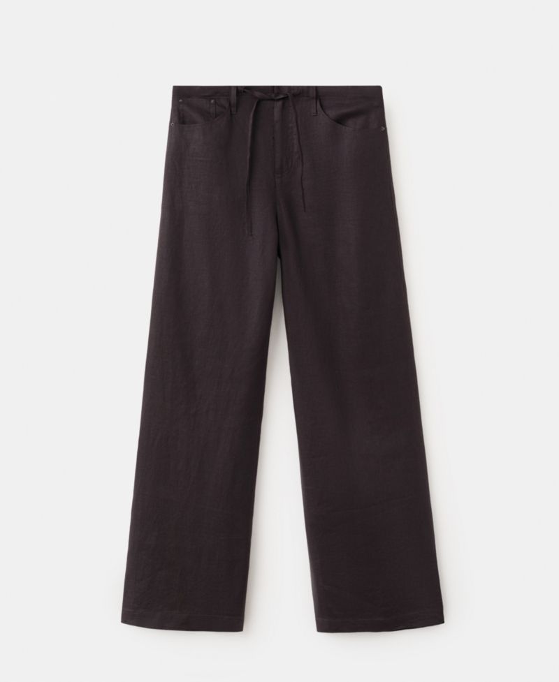 Women's Bow Linen Pants