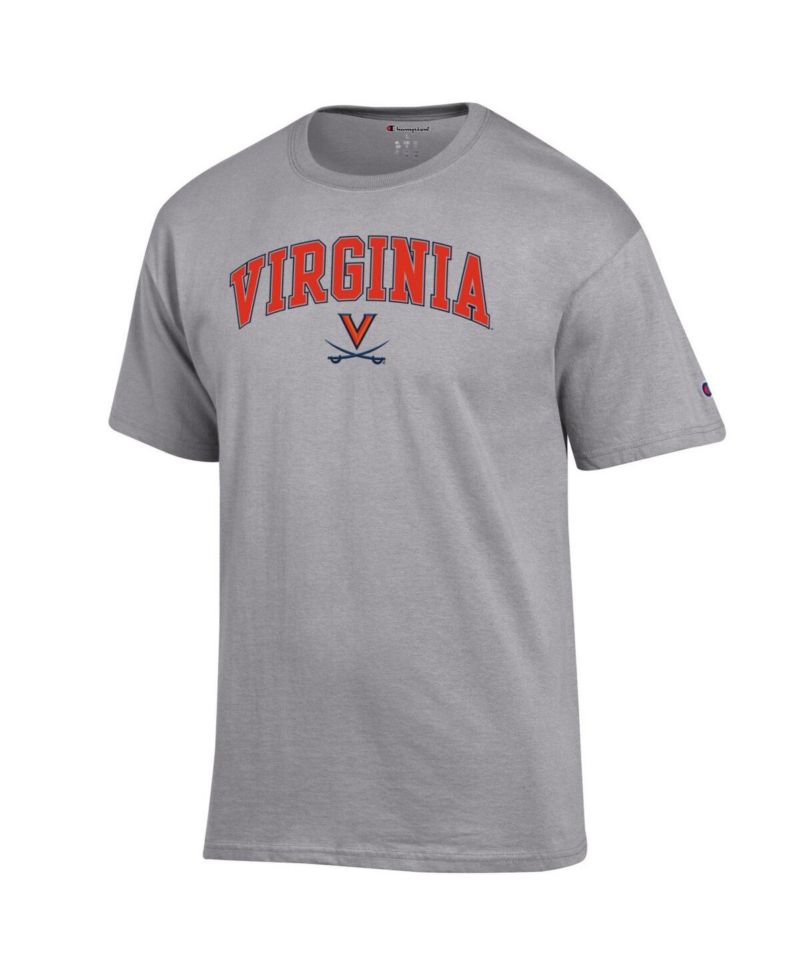 Men's Orange Virginia Cavaliers Arched Logo T-Shirt