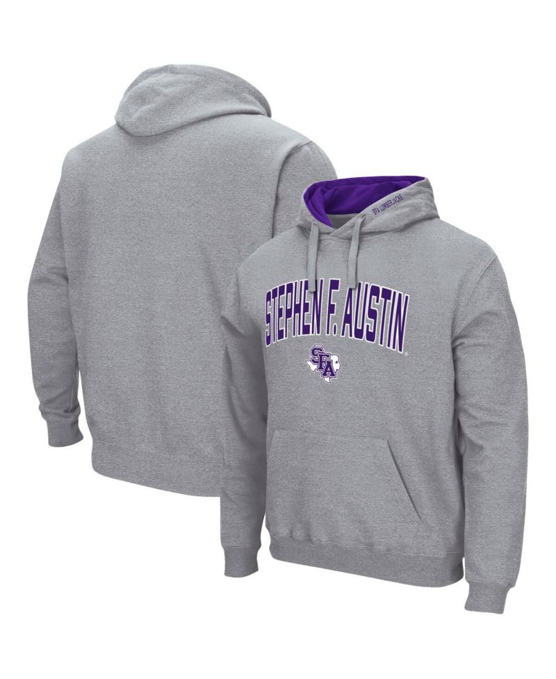 Men's Stephen F Austin Lumberjacks Arch and Logo Pullover Hoodie