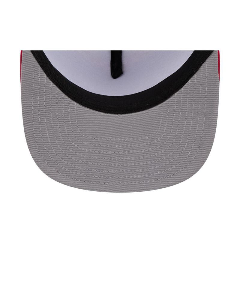 Men's Red Los Angeles Angels Team Horizon 9FIFTY A-Frame Trucker Snapback Hat