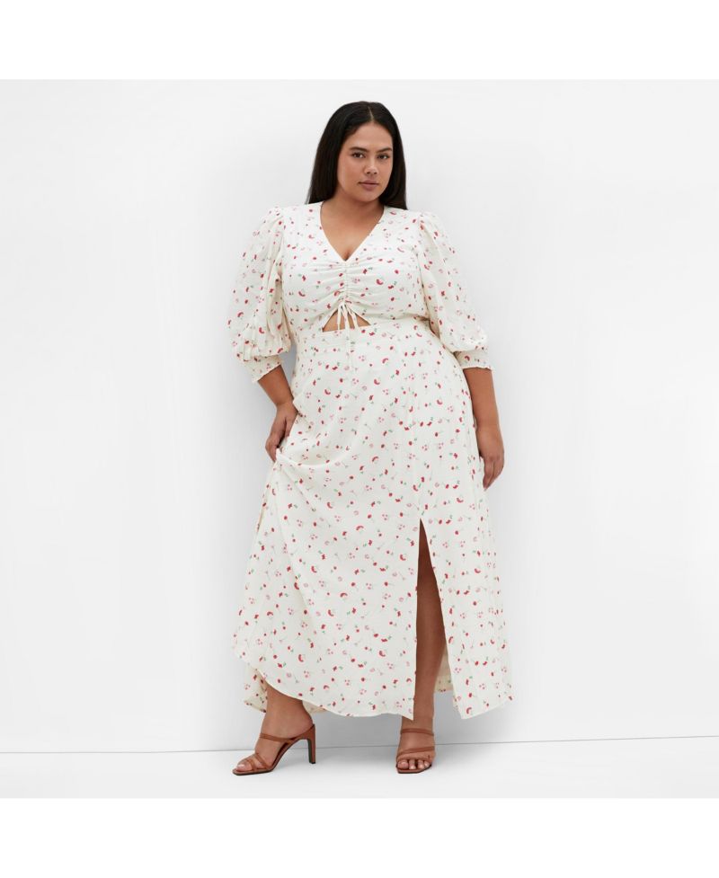 Plus Size Jolene Print Maxi Dress