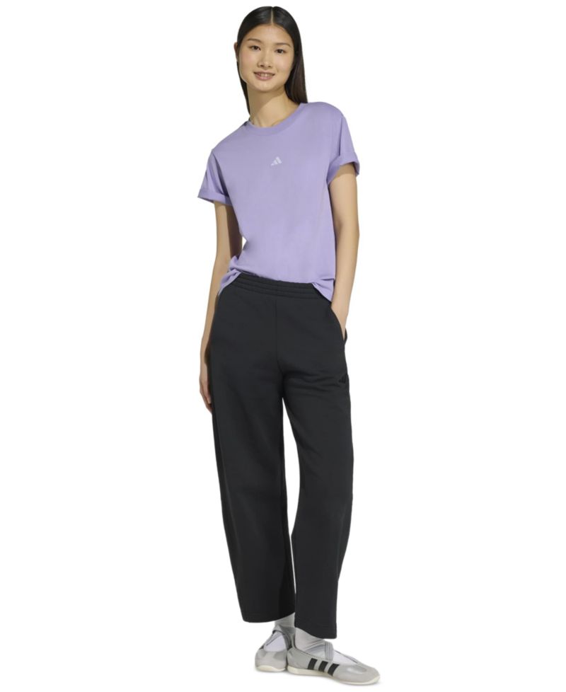 Plus Size Short-Sleeve Cotton Crewneck Logo T-Shirt