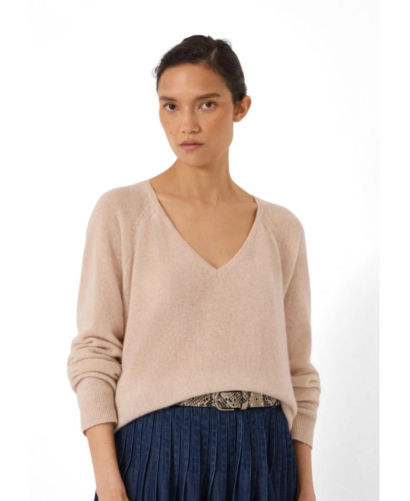 Women's Constance Cashmere V-Neck Sweater