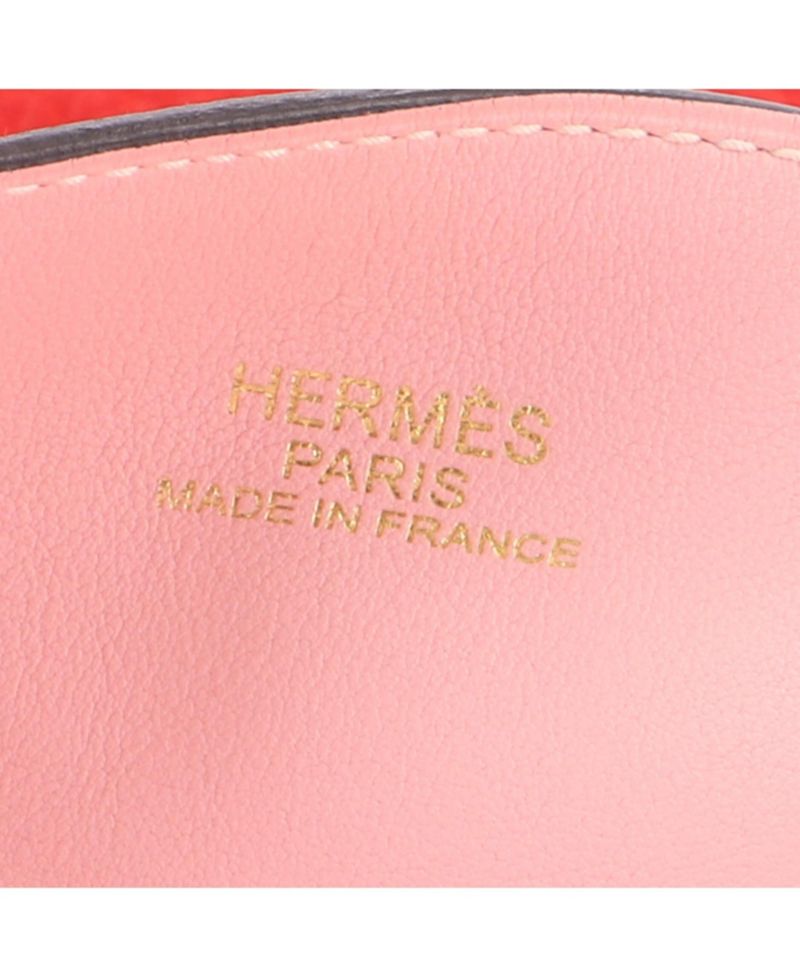 Pre-Owned Herm&egrave;s 45 Double Sens Reversible Leather Tote