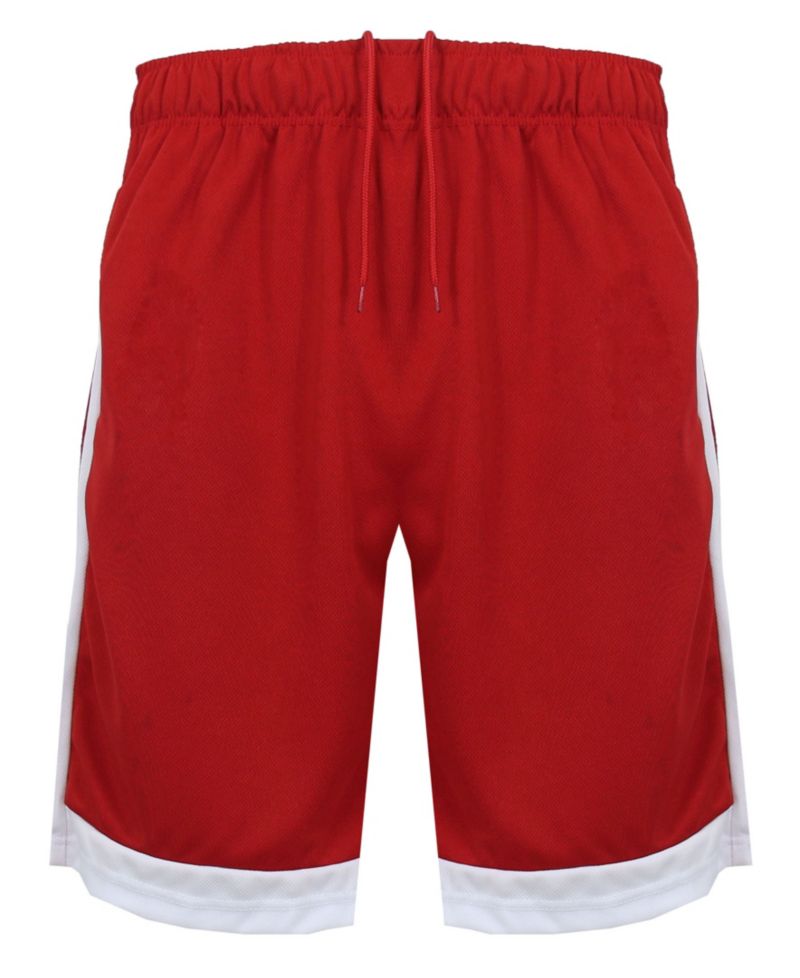 Men's Premium Active Moisture Wicking Workout Mesh Shorts With Trim