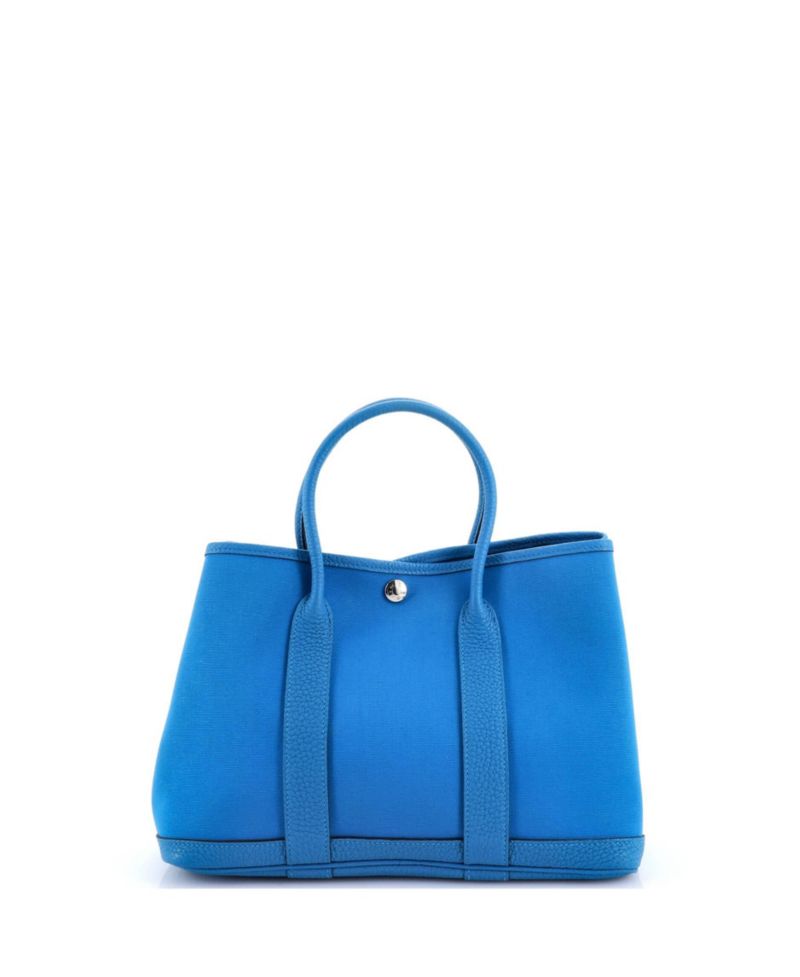 30 Garden Party Tote Toile and Leather