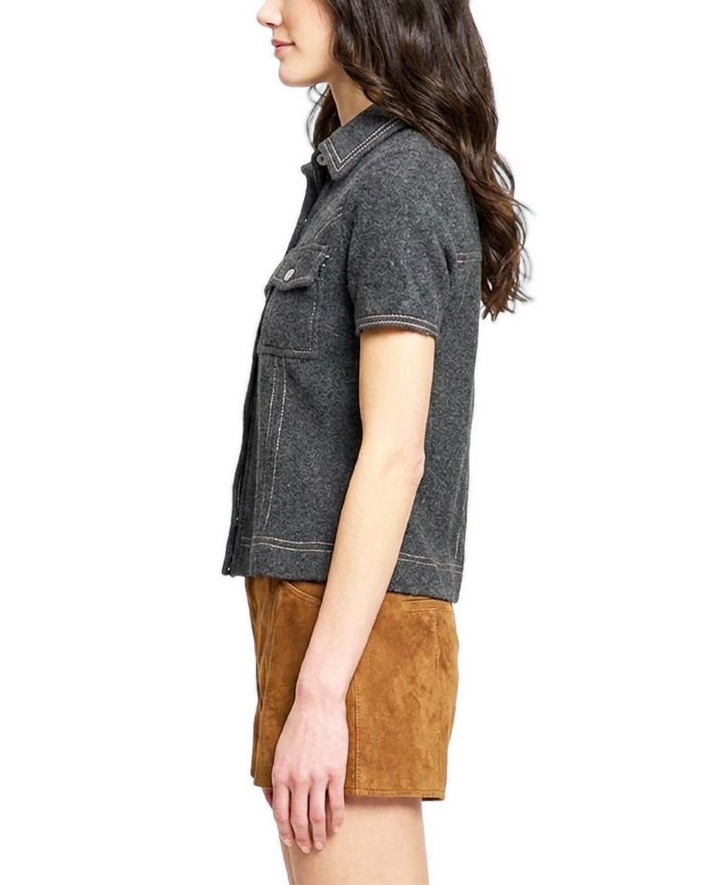 Women's Sienna Short-Sleeve Polo Sweater