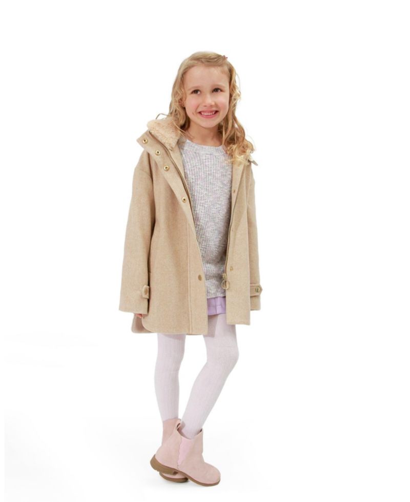 Girls When I Grow Up Detachable Hooded Coat - Child