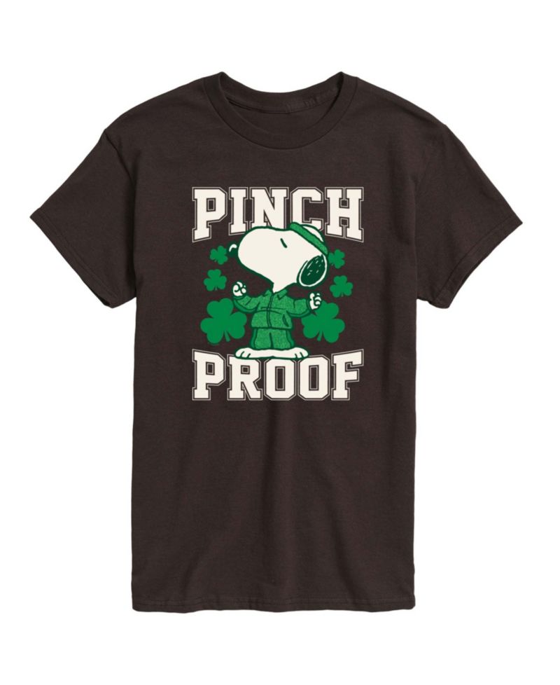 Men's Peanuts Pinch Proof Snoopy Short-Sleeve Graphic T-Shirt