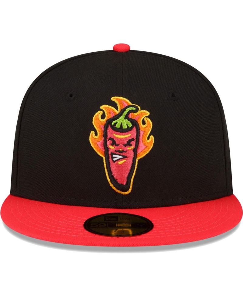 Men's Black Lake County Captains Copa De La Diversion 59FIFTY Fitted Hat