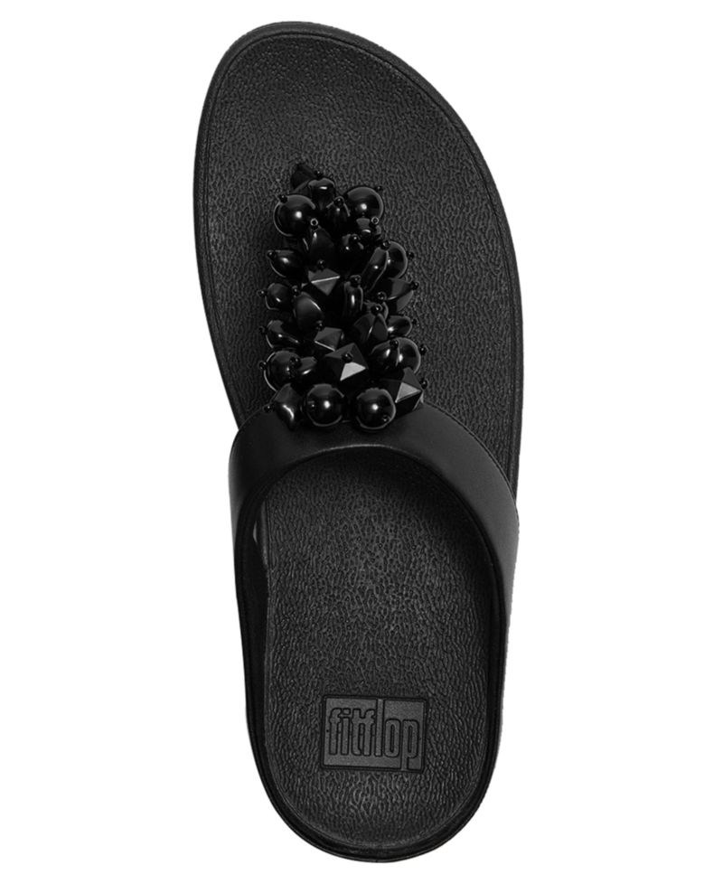 Women's Fino Bead Cluster Toe Post Slip-On Sandals