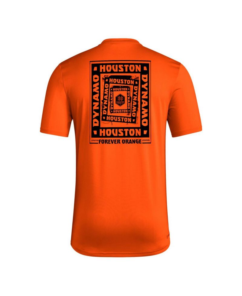 Men's Orange Houston Dynamo FC Local Wrap T-Shirt