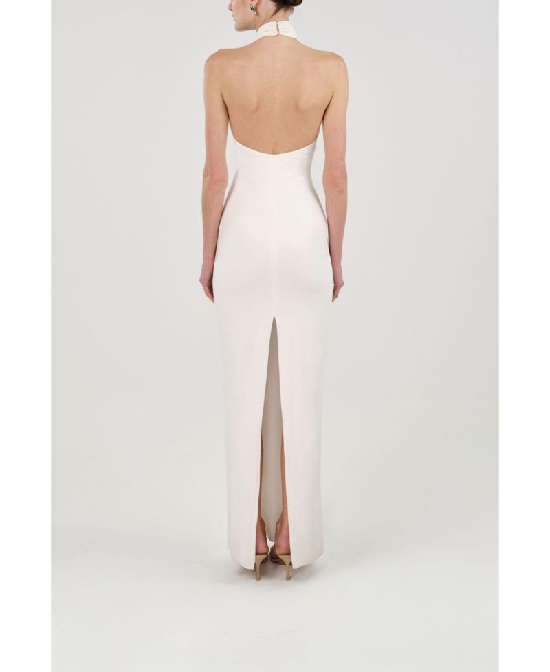 Women's Cut-Out Detail Embellished Maxi Dress