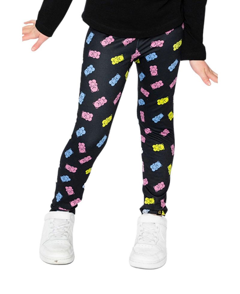Little and Big Girl 6-12Y Printed Leggings Printed Gummy Bears