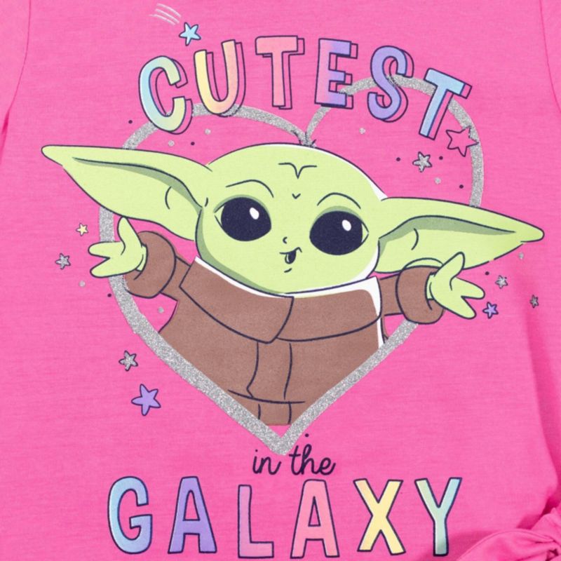 Star Wars Toddler Girls Grogu 2T-16 2-Piece T-Shirt and Leggings Set