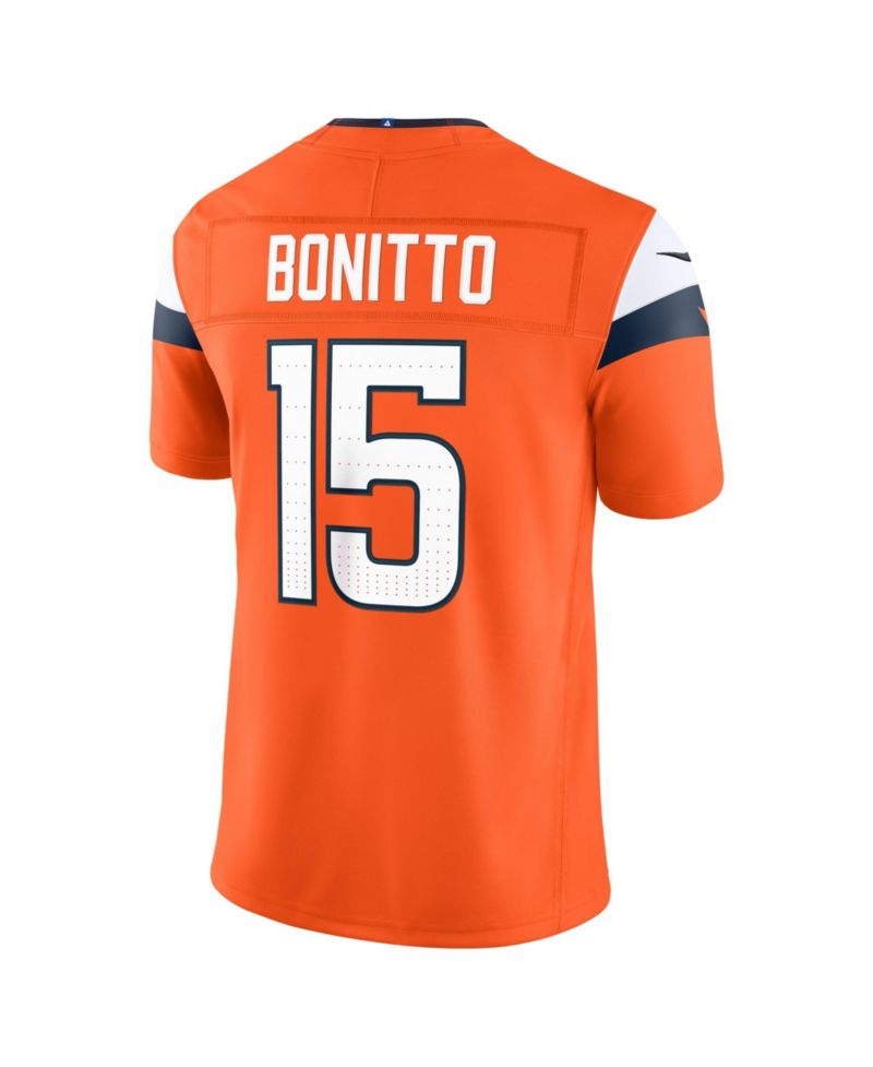 Men's Nik Bonitto Orange Denver Broncos Team Vapor F.U.S.E. Stitched Limited Jersey
