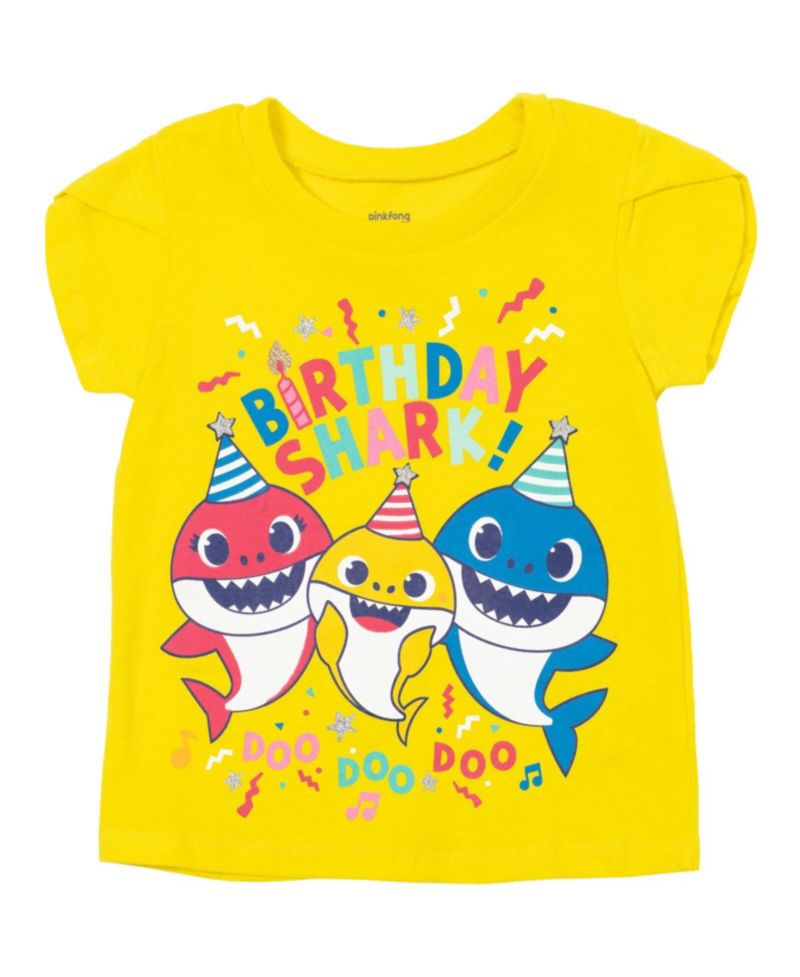 Baby Girls Pinkfong Shark T-Shirt