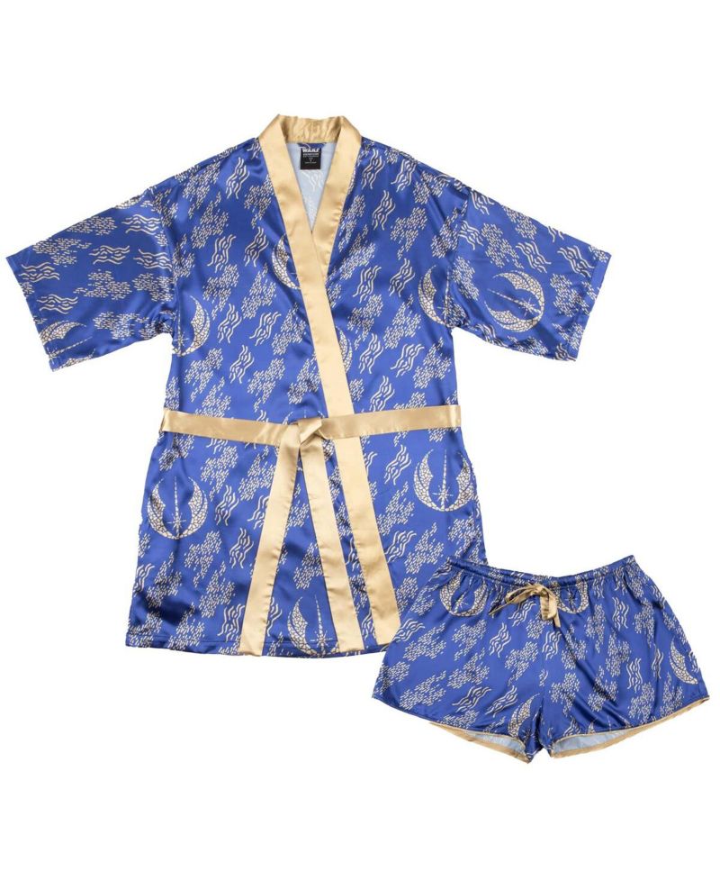 Women's 2-Piece Blue Star Wars Jedi Robe Shorts and Pajama Set