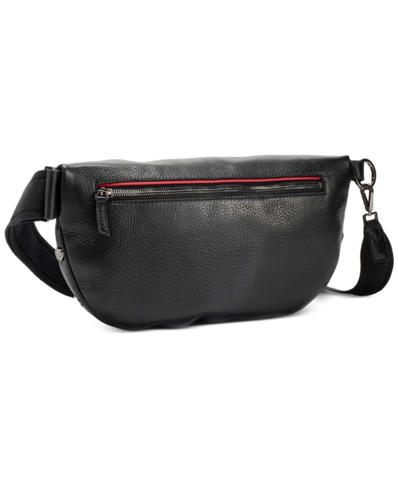 Charles Medium Leather Crossbody Handbag
