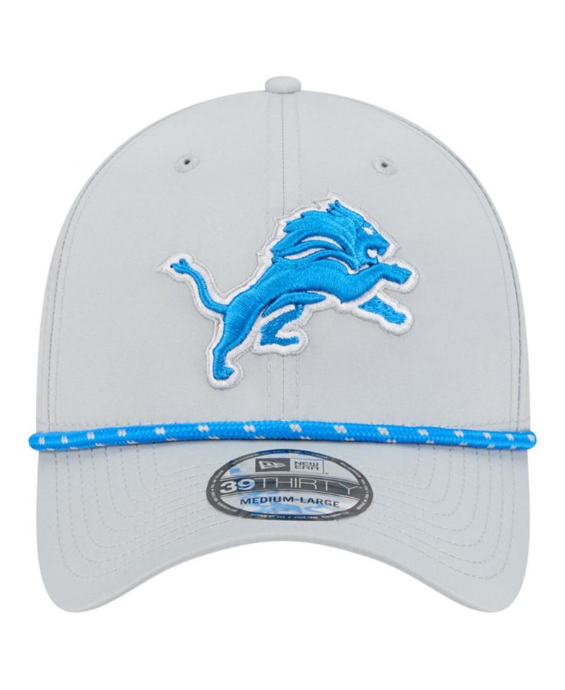 Men's Blue Detroit Lions Perforated 39THIRTY Flex Hat