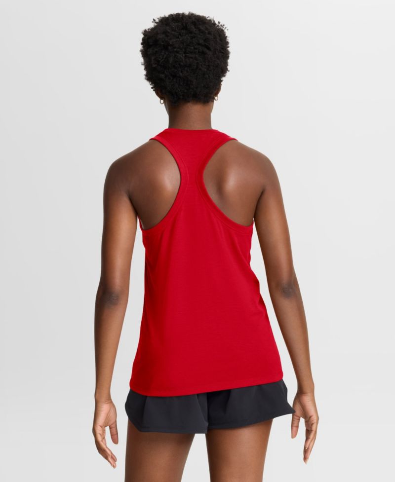 Women's Kansas City Chiefs Hurry Up Dri-FIT Scoop Neck Racerback Tank Top