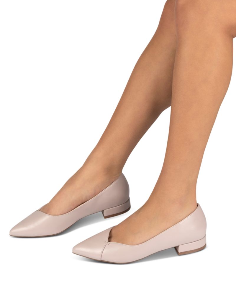 Women's Carmin Block Heel Pointed Toe Flats