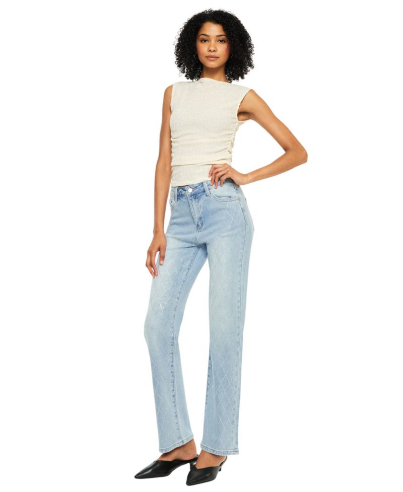 Women's Cheriese High Rise Straight-Leg Jeans