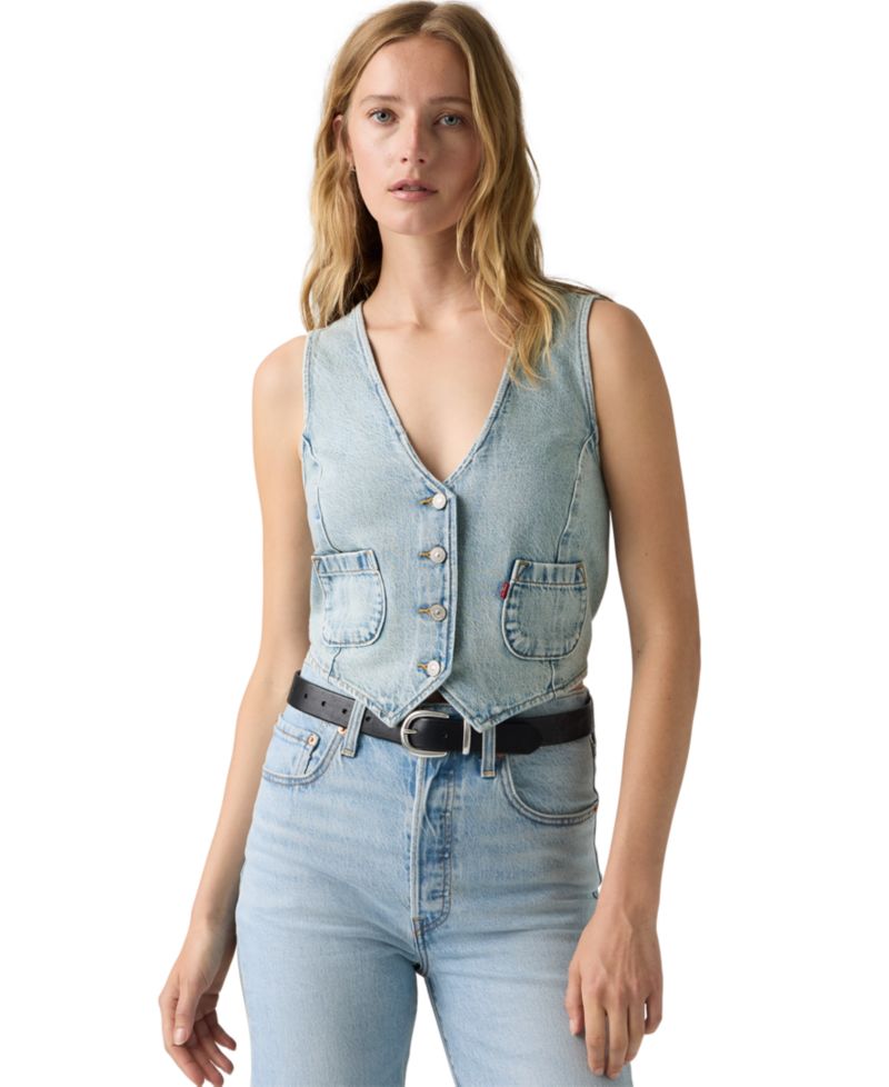 Women's Cotton Tailored Vest