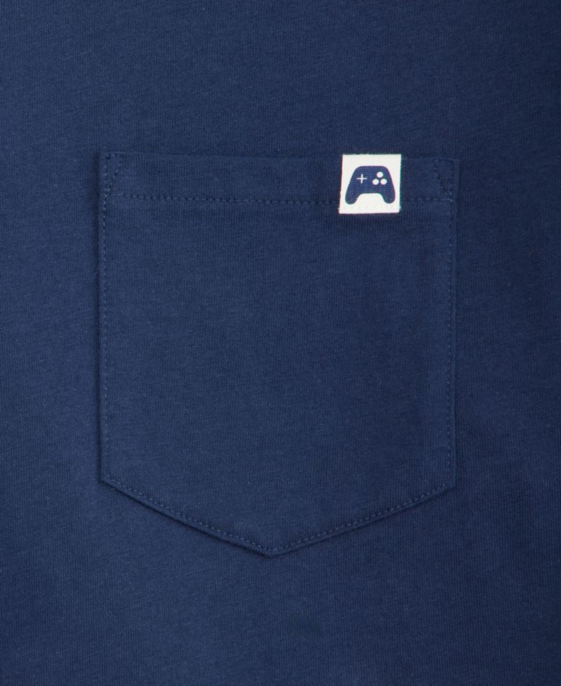 Boys' XS-XL Heathered Pocket T-Shirt