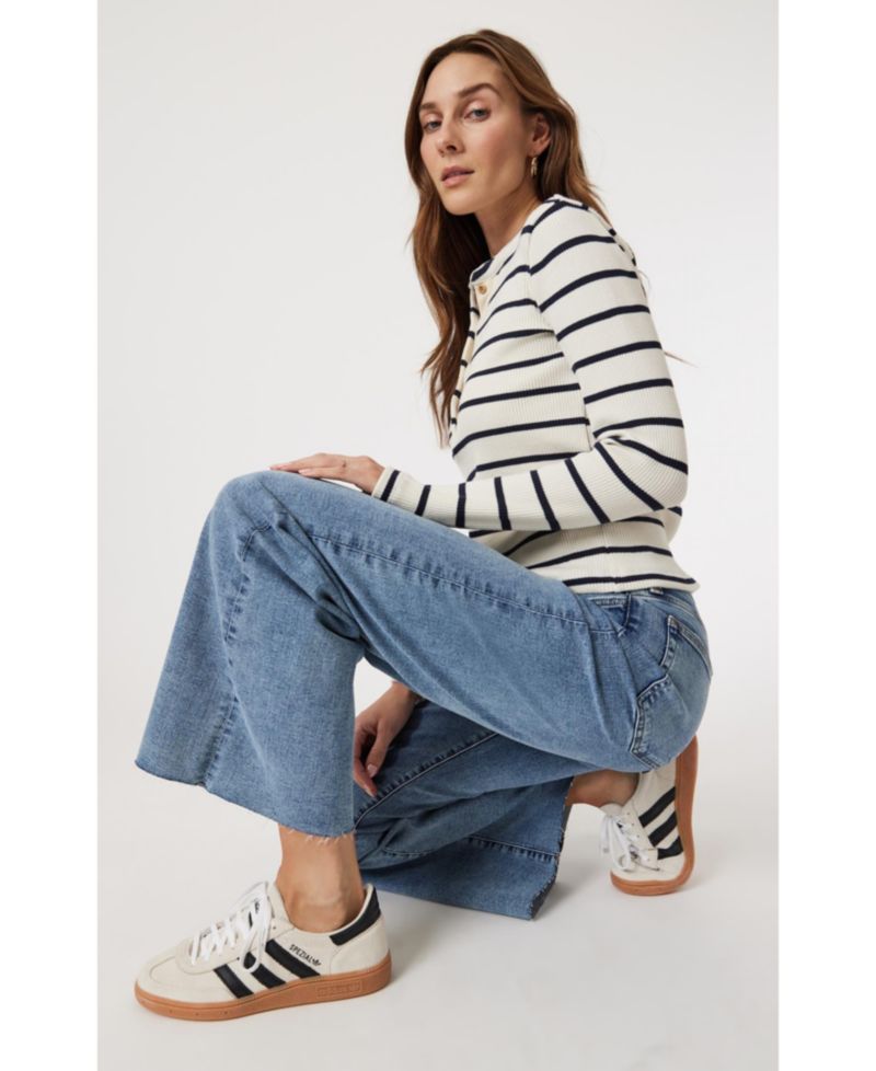 Women's Mavi Paloma Wide Leg In Light Brushed Tribeca