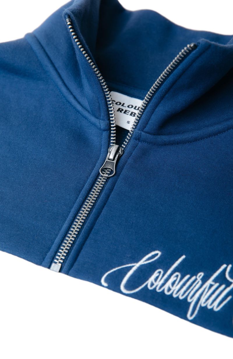 Women's Colourblock Zip Sweat
